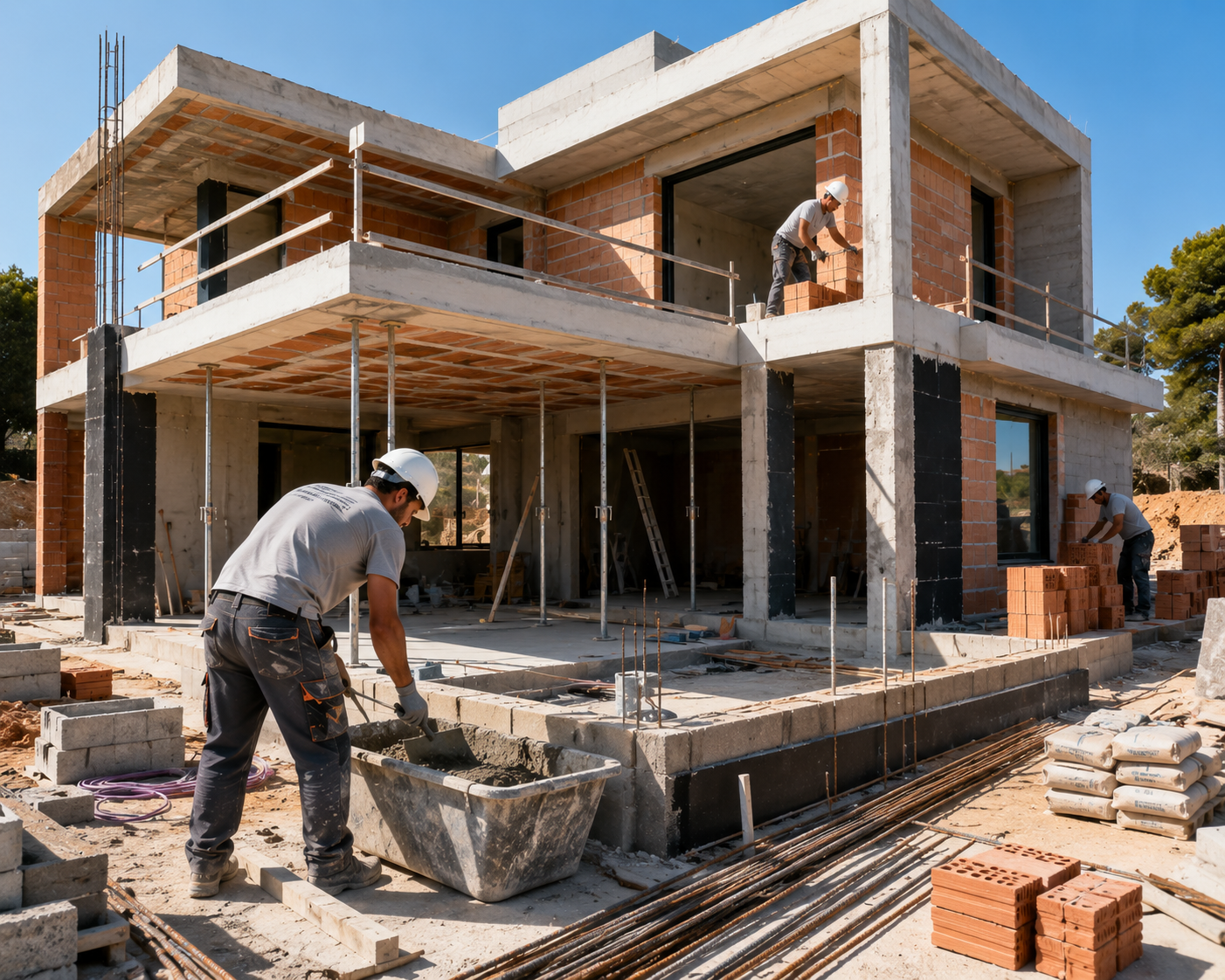 Proyecto de construcción viviendas y chalets de obra nueva a medida en Barcelona, Olesa de Montserrat, Martorell, etc.